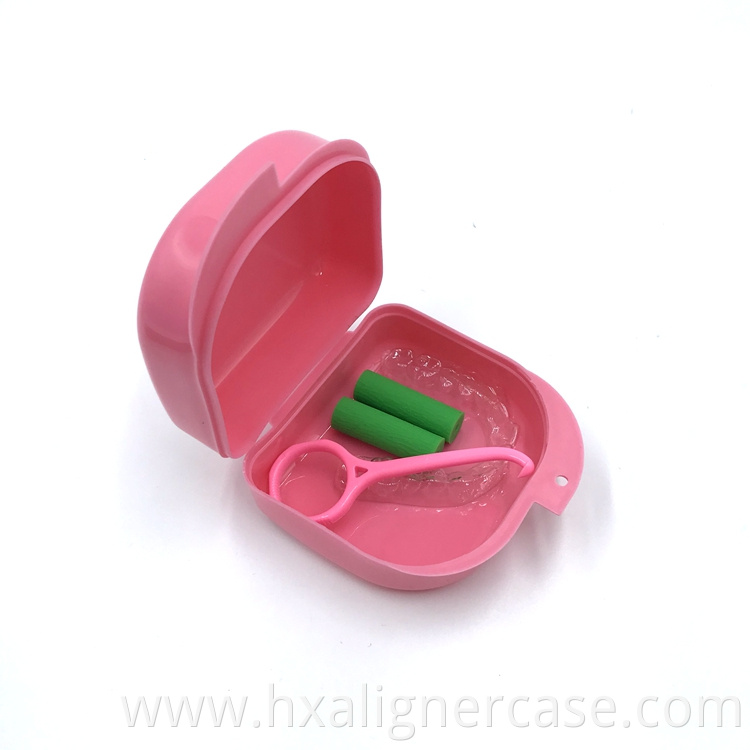 Customized Portable Orthodontic Retainer Case/ Plastic Pill Box